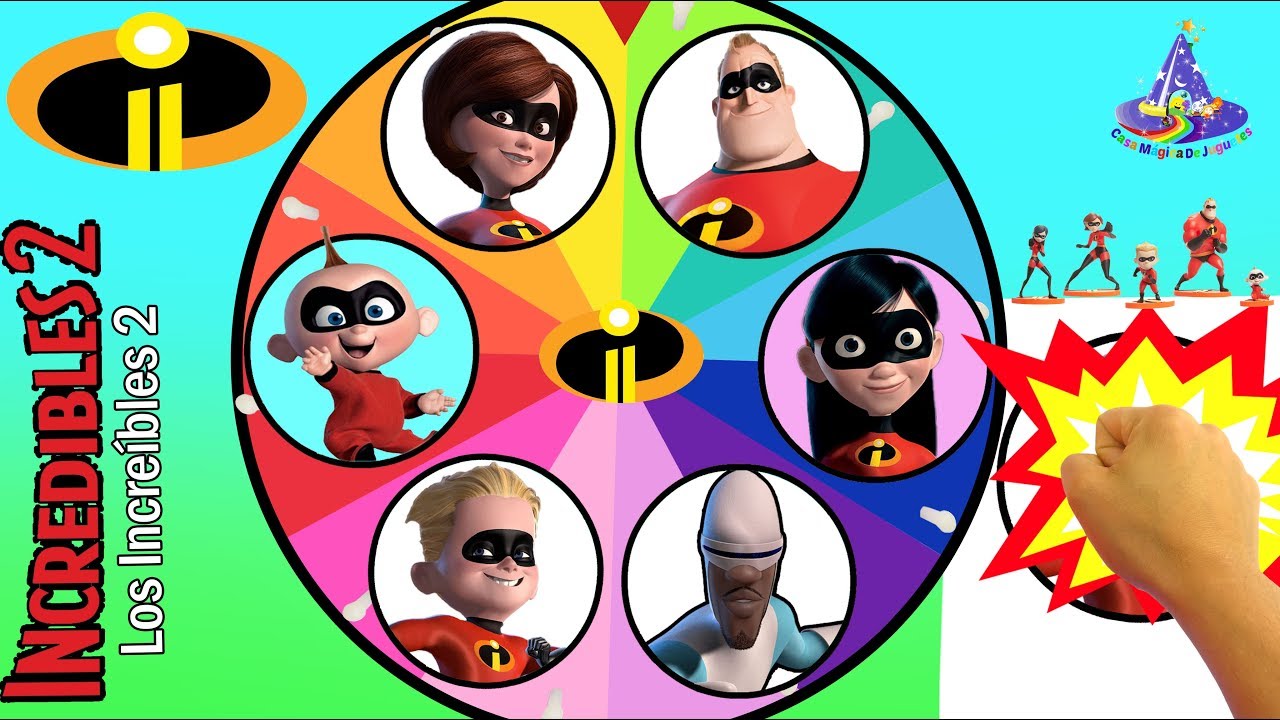 juego de ruleta sorpresa de los increibles 2